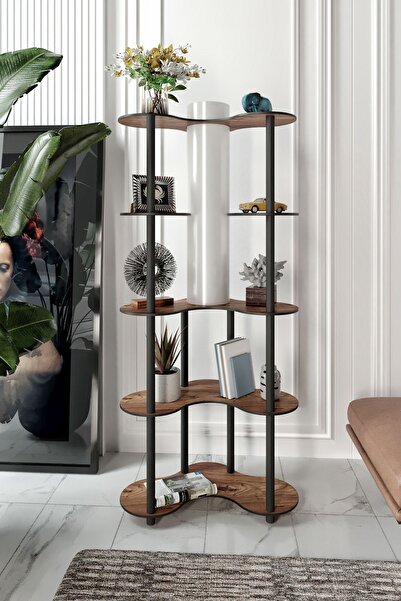 Halımax MARİPOSA LAMBADER KİTAPLIK MADRAN CEVİZ