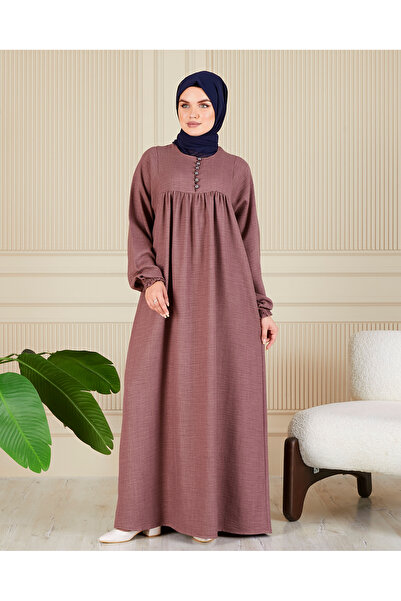 fistan Închidere cu șnur Robadan cu nasturi în față Tesetură din țesătură de ...