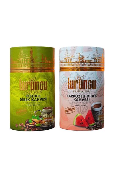 Turuncu Kuruyemiş Dibek Coffee Mix with Orange Pistachio & Watermelon