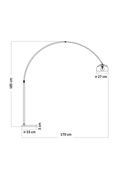 EGAL Collection Retro Tasarım Rustik Deve Boynu Antik Gold Olta Lambader