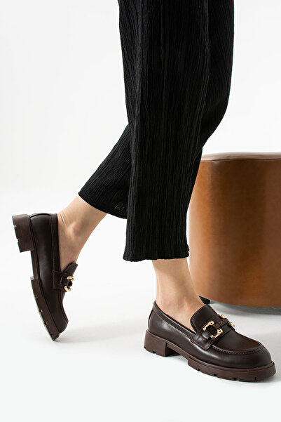 Neva'nın Butiği Дамски мокасини с катарама Rima, ежедневни, с кожена каишка