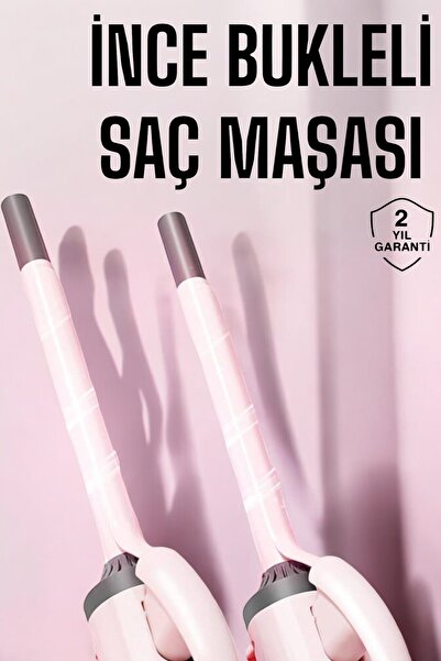 Marsilyan Hair Curling Iron 10mm Thin Curl Portable Hair Curling Wand (Ieg34456)