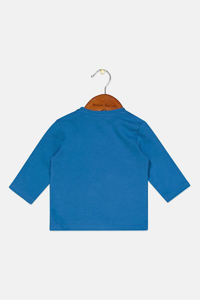 s.Oliver Toddlers Boy Printed Long Sleeve Top, Blue