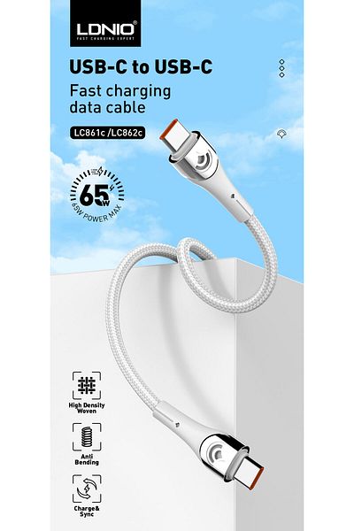 LDNIO Type-C - Type-C Cable LC861C