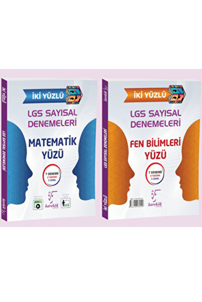 Karekök Yayınları 8.Sınıf LGS İki Yüzlü Sayısal Denemeleri ( 7 Matematik-7 Fe...
