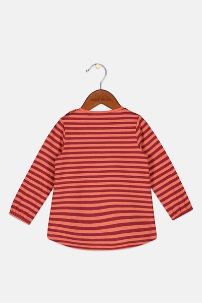 s.Oliver Toddlers Boy Stripe T-shirt, Coral