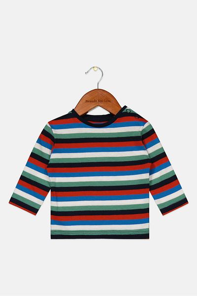 s.Oliver Toddlers Boy Stripe Long Sleeve Top, Blue