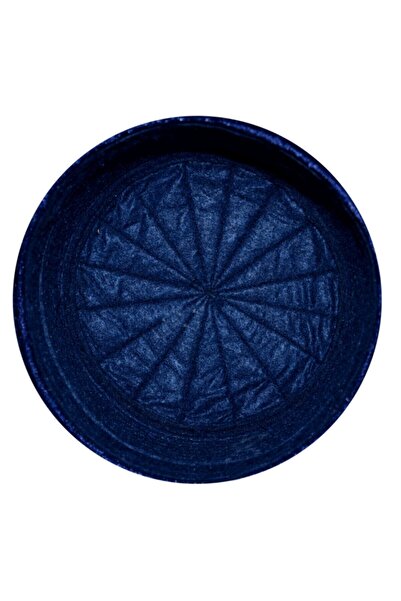 şahinbak Синя шапка з вигином, синя шапка, шапка з формою, шапка з хусткою, фес, t083