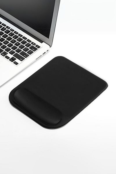 BLACK DEER لوحة ماوس ErgoPlus مع مسند للمعصم، قاعدة مريحة مضادة للانزلاق، تصميم واقي للمعصم