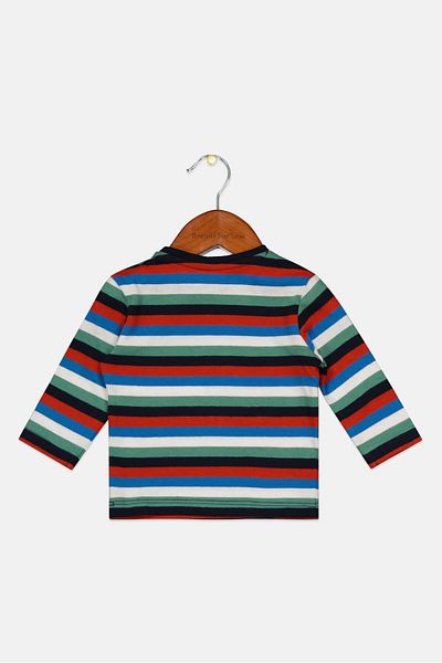 s.Oliver Toddlers Boy Stripe Long Sleeve Top, Blue