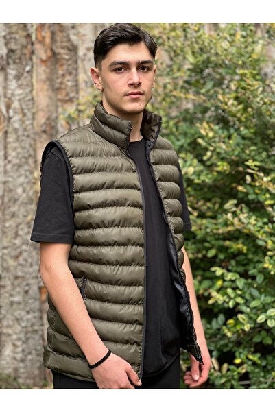 albay outdoor Stand Collar Water Repellent Windproof Inflatable Lightweight Vest