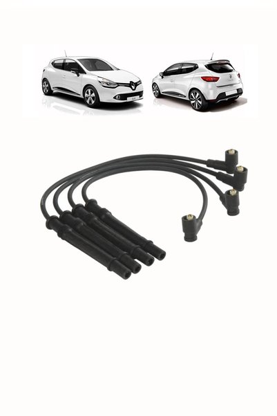 SERKAR 2013-2018 RENAULT CLİO 4 KASA 1.2 16 VALVE BUJİ KABLOSU 4 PARÇA
