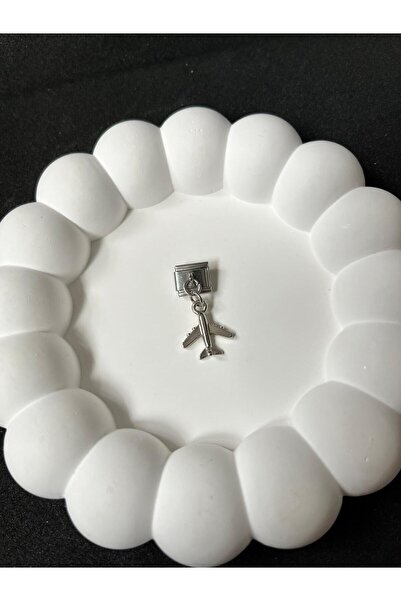 Sepetten Eve Uçak Model İtalyan Charm Çelik Özel Seri Sallantılı Model 331805/02