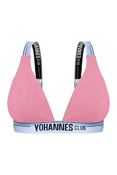 Yohannes Club Pudra Colored Women's Bra - Rubber Strap and Single Pack