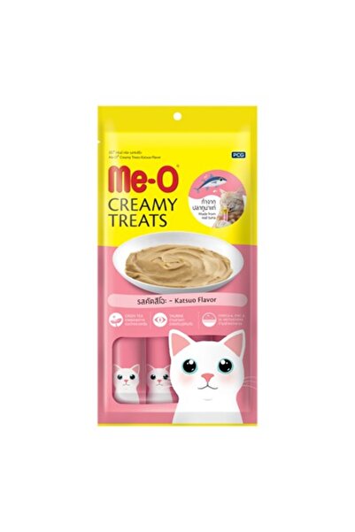 me-o Creamy Treats Çizgili Orkinos Balıklı Kedi Ödülü