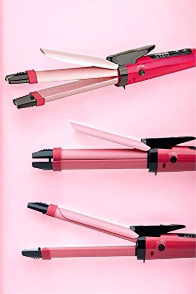 TEKNOROT Hair Styling Straightener and Tongs Heat Adjustable