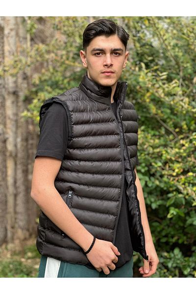 albay outdoor Stand Collar Water Repellent Windproof Inflatable Lightweight Vest