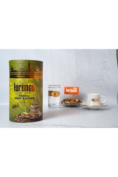 Turuncu Kuruyemiş Dibek Coffee Mix with Orange Pistachio & Watermelon