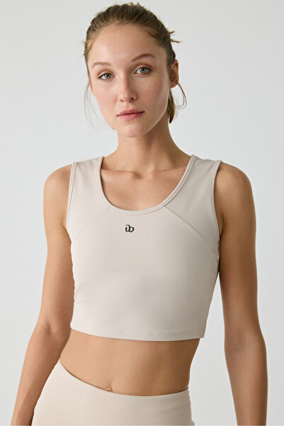 Urban Beat Nayla Women's Tank Top Sportswear Stone Color Bustier