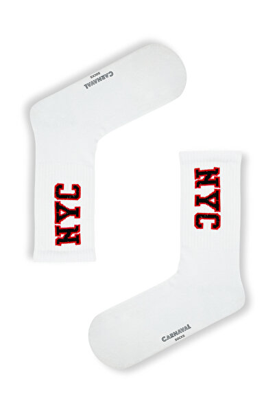 CARNAVAL SOCKS Σετ 7 γραπτές αθλητικές κάλτσες Nyc - Colorful 1040