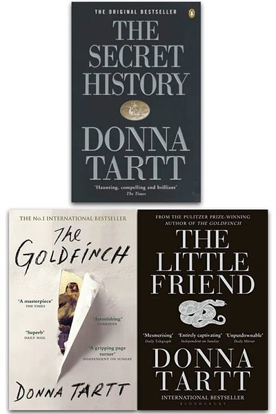 Bloomsbury Publishing Σετ 3 βιβλίων Donna Tartt Collection (THE GOLDFİNCH, THE SECRET HİSTORY, THE LİTTLE FRIEND)