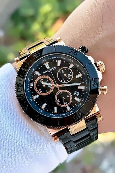 COMMES Men's Wristwatch Functions With Active Bracelet Gift