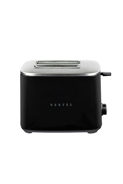 Vestel Black Retro 2 Slice Toaster