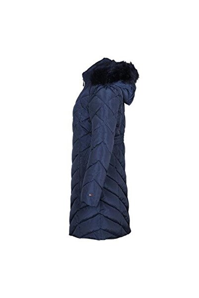 Tommy Hilfiger Navy Blue Women's Coat - Tw2Mp186-Nvy