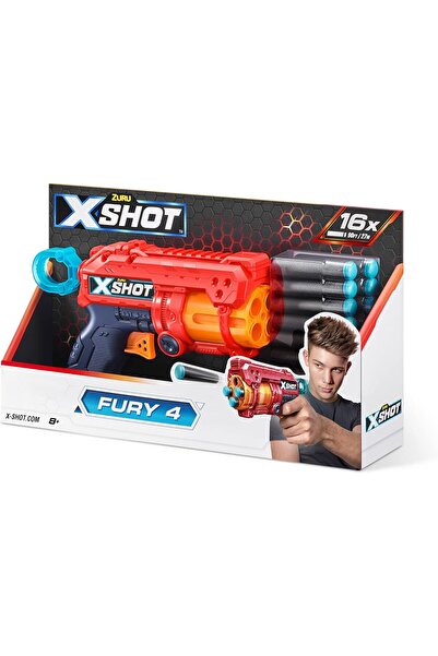 X-Shot Fury 4 Blaster 16 Darts
