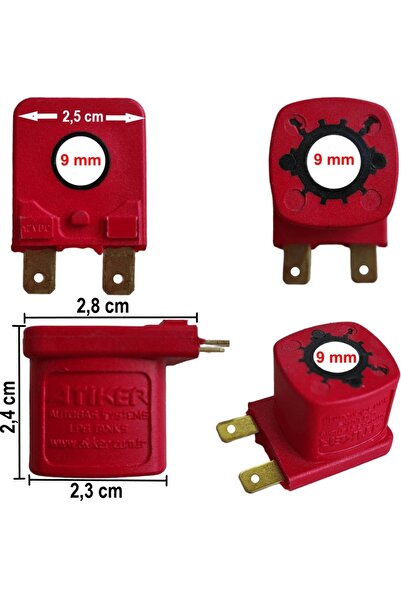 ATİKER Atiker Karburatörlü Regülatör Bobini 12 Volt 11 Ohm (Kırmızı)