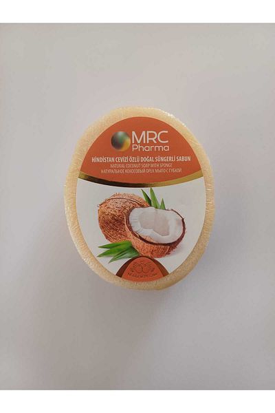 MRC Pharma Natural Sponge Soap with Coconut Extract
