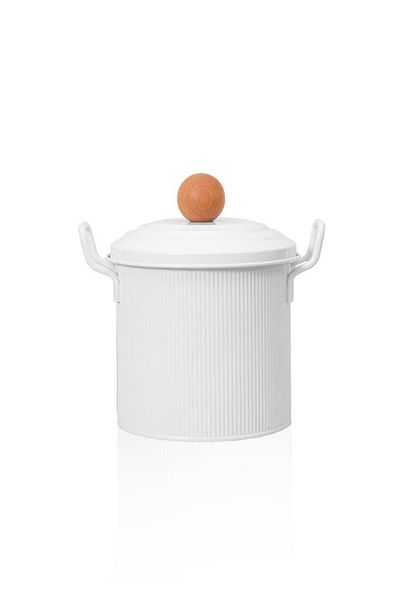 The Mia Stripe White Pack/Deterjan Storage Container