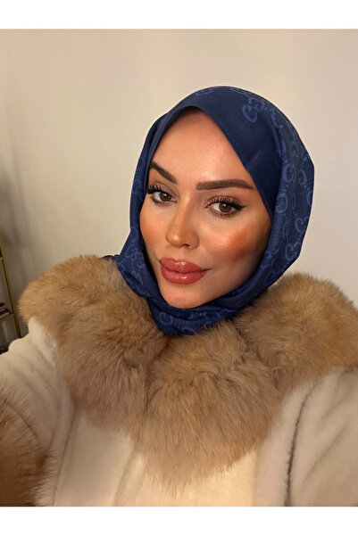 Organic Scarfs Venado İtal Yün İpek Çift Taraflı G Desen Şal