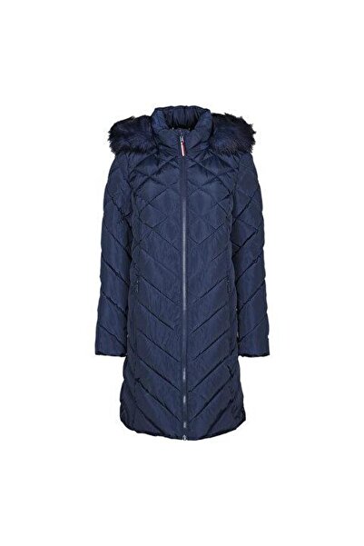 Tommy Hilfiger Navy Blue Women's Coat - Tw2Mp186-Nvy