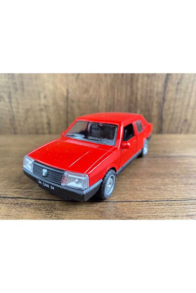 scntoys Kırmızı Doğan Şahin Metal Çek Bırak Oyuncak Araba Tofaş Şahin Model A...