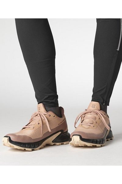 Salomon Водоустойчиви обувки за бягане и трекинг на открито Alphacross 5 Gore-Tex - сьомга