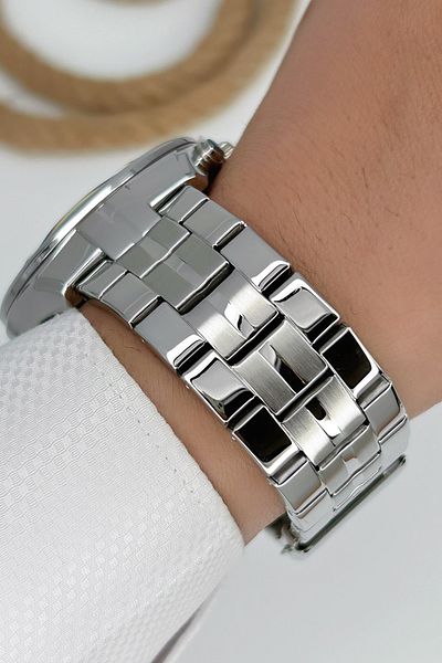 Ferrucci Function Men's Wristwatch Silver-black New Season Bracelet Gift 3atm Sdfer060