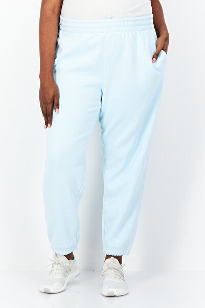 adidas بنطلون تدريب للنساء بمقاسات كبيرة، أزرق سماوي