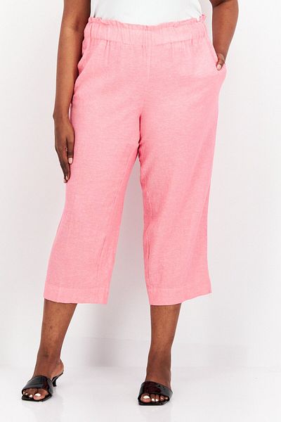 Jones of New York Women Plus Size Cropped Pants, Pink
