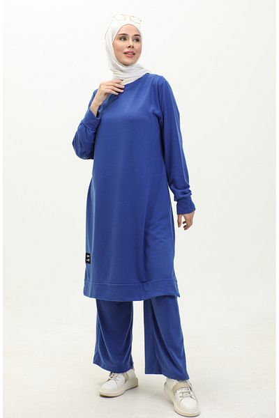 sefamerve 0044-17 Saks-Doppelset – String-Tunika und Hose