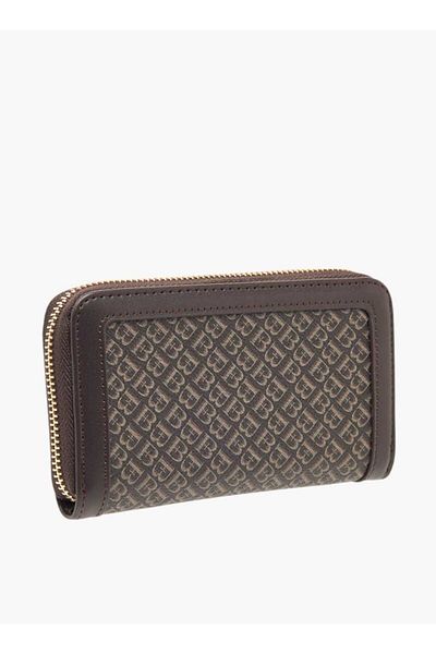 Flora Bella by Shoexpress Flora Bella Monogram Print Zip Around Wallet