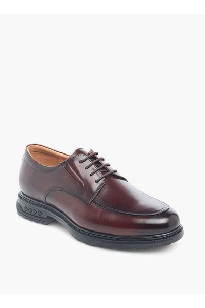 Le Confort Solid Derby Shoes with Lace-Up Closure