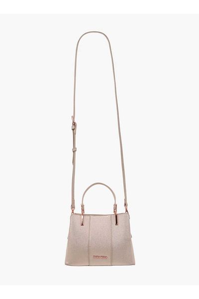 Flora Bella by Shoexpress Flora Bella Textured Tote Bag with Double Handle and Zip Closure