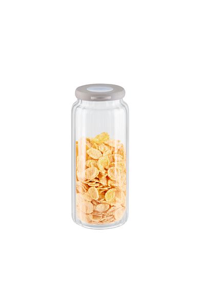 Madame Coco Voyana Borosilicate Glass Jar with Optics - 1200 ml