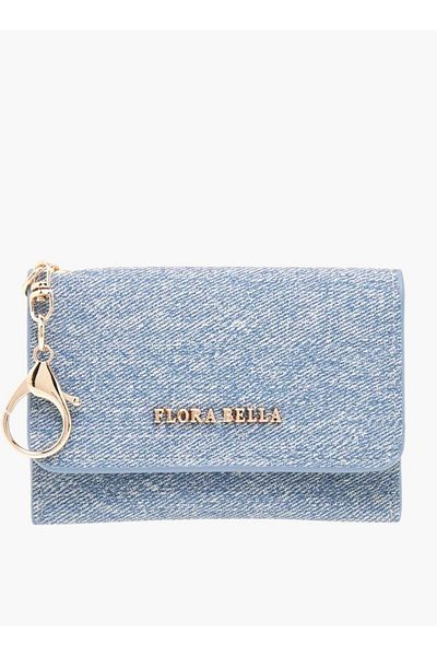 Flora Bella by Shoexpress Flora Bella Textured Wallet with Flap Closure