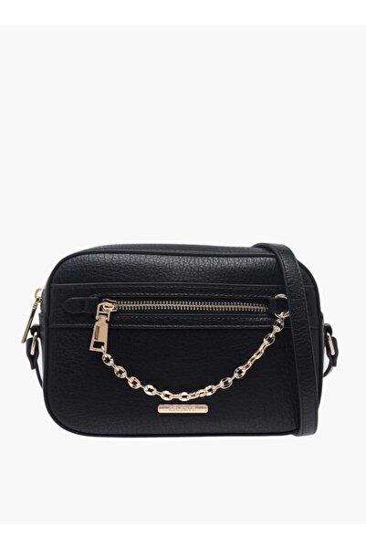 Celeste Textured Crossbody Bag with Zip Closure and Adjustable Strap - W 6 x H 14 x D 22 cm