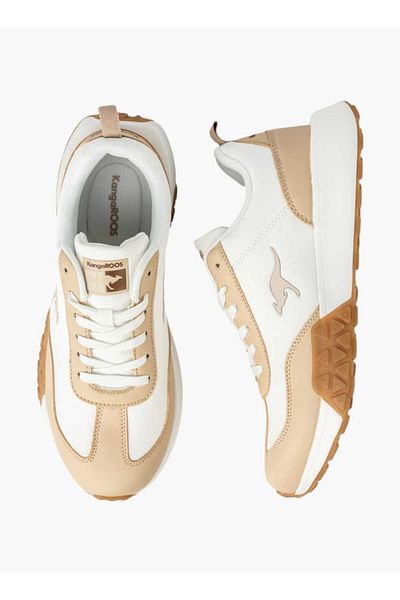 Kangaroos Women's Logo Detail Walking Shoes with Lace-Up Closure