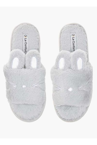 Le Confort Le Confort Ear Applique Slip-On Bedroom Slippers