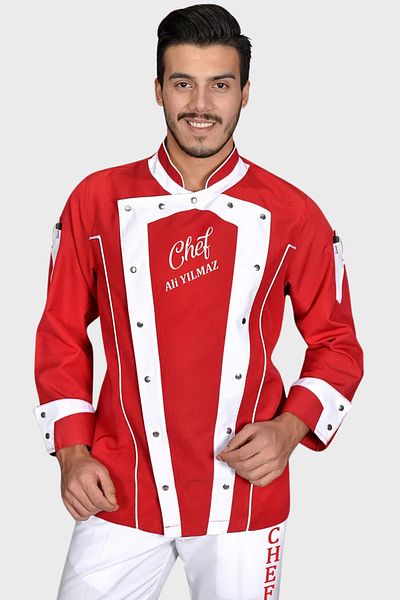 Üniformanya Chef Dress - Name Gift, Chef Jacket & Clothes, Chef Cook Jersey