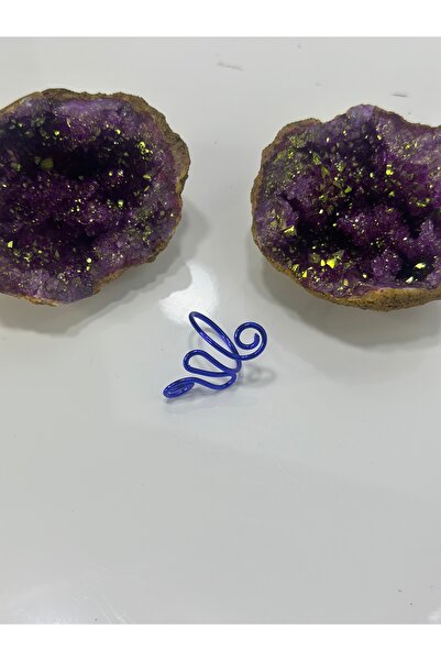 aysequlce Knitting Facilitator Crochet Ring - Blue 1 Piece